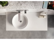 Ravak Umyvadlo Moon 1, bez otvoru pro baterii, bez přepadu