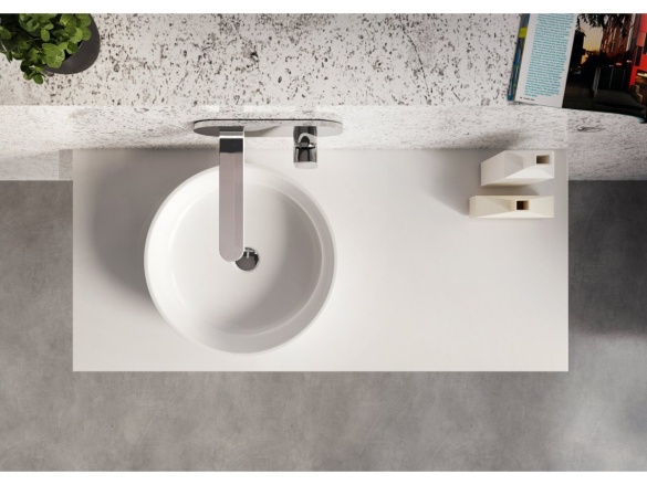 Ravak Umyvadlo Moon 1, bez otvoru pro baterii, bez přepadu