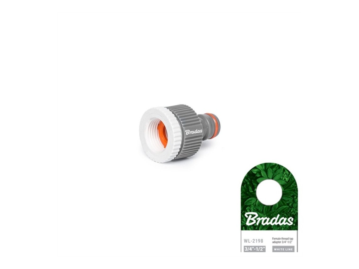 Bradas Přípojka na vodovodní kohoutek 1/2" - 3/4" -  WHITE LINE