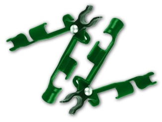 Üveg –  Bradas Štítová spojka pro tyčky k rostlinám 16mm - 3ks