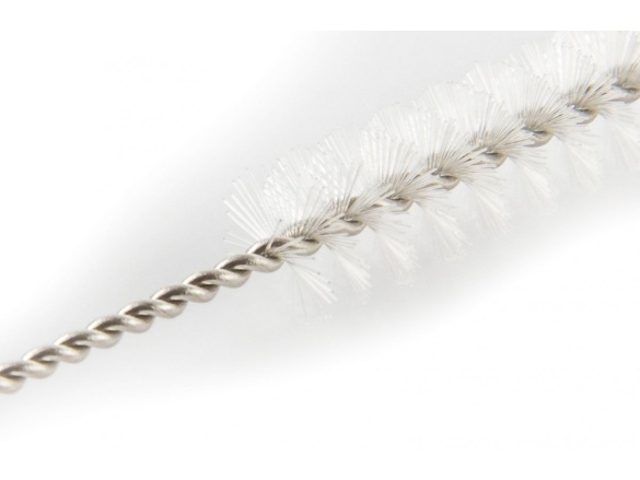 G21 Kovová brčka  BeEco Classic 6 ks stříbrná, rovná + kartáček na čištění