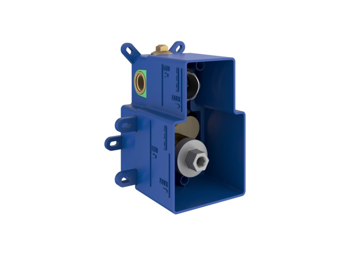 Ravak ES 068.60RGB.O3.RB07F Podomietková batéria 3-cestná pre R-box, ružové zlato kefované