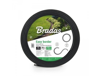 kiegészítők –  Bradas Obruba trávníku  Easy Border 10 m, výška 40 mm - černá