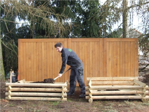 Dřevěný Scobax Kompostér Profi