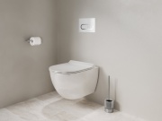 Ravak CR II 411.00CR WC štětka s nádobkou, chrom