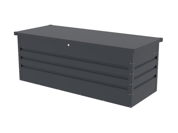 G21 Zahradní box  Denver 560 L, antracitový plechový