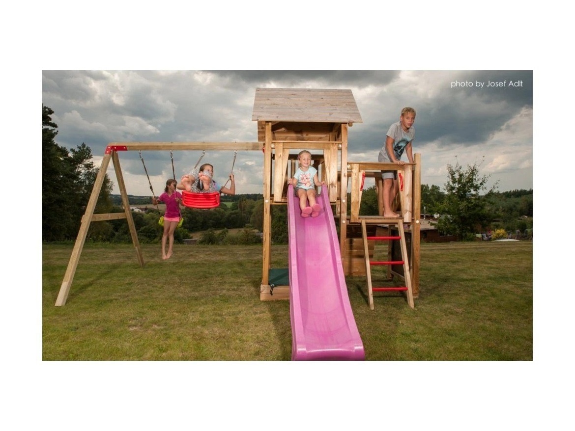 Dětské hřiště se skluzavkou a houpačkou Česká Manufaktura Matýsek