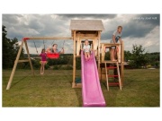 Detské ihrisko so šmykľavkou a hojdačkou Česká Manufaktura Matýsek