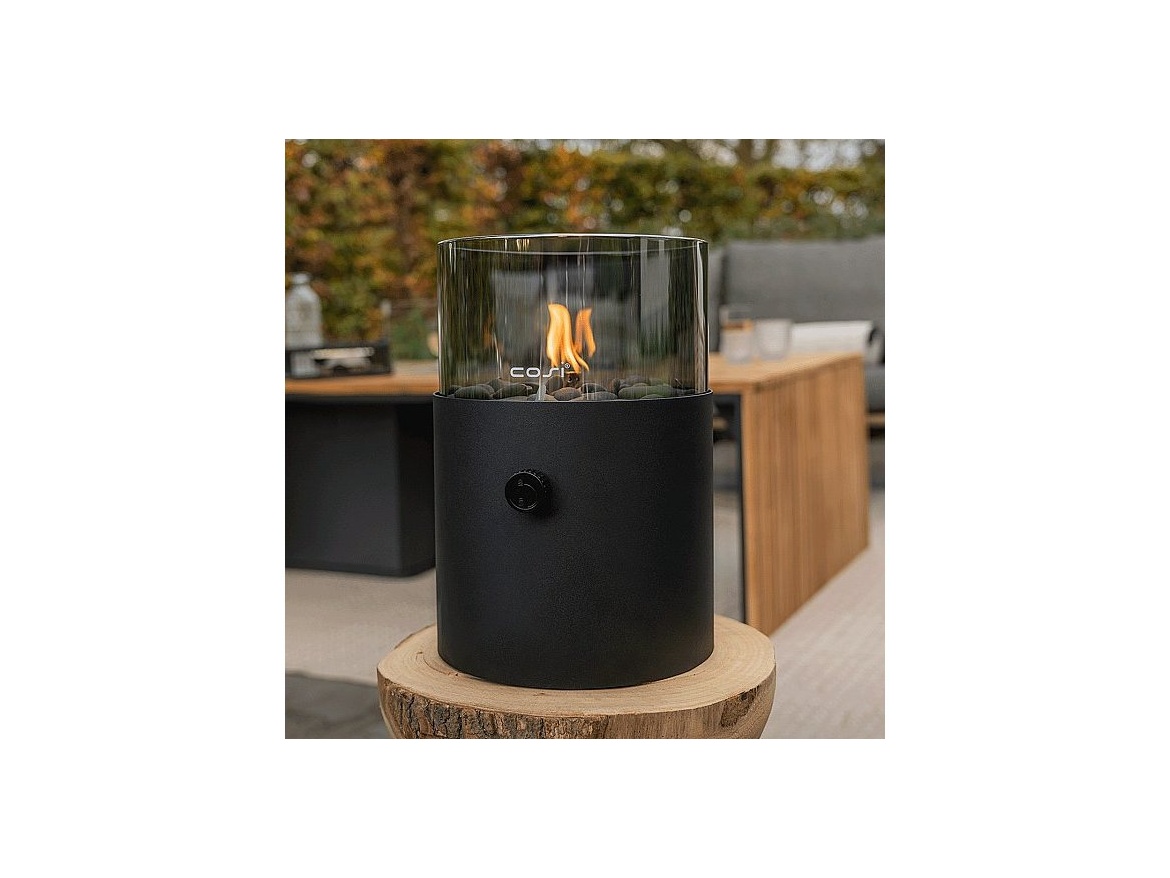 COSI Plynová lucerna - typ Cosiscoop XL - černý/kouřové sklo