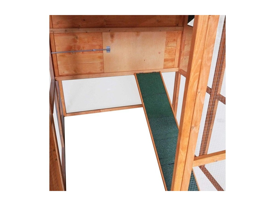 Kurník Scobax Dřevěný kurník BRUSEL MAXI, 1930x1770x1730 mm