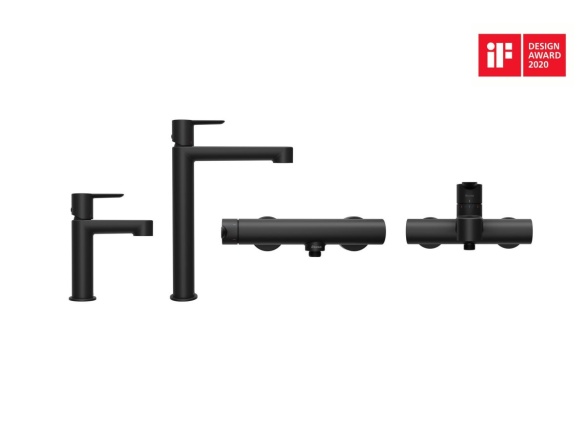 Ravak PU 015.20BL Umývadlová batéria 322 mm bez odtokovej armatúry, čierna