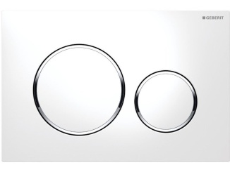 Geberit –  Geberit Deska ovládací GEBERIT SIGMA 20 bílá/chrom lesk, 115.882.KJ.1