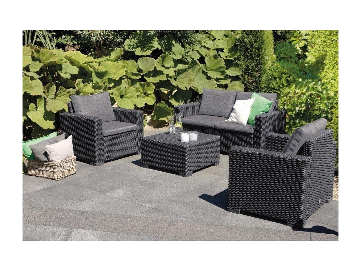 Keter Zahradní set  California 2+2+1 grafitový