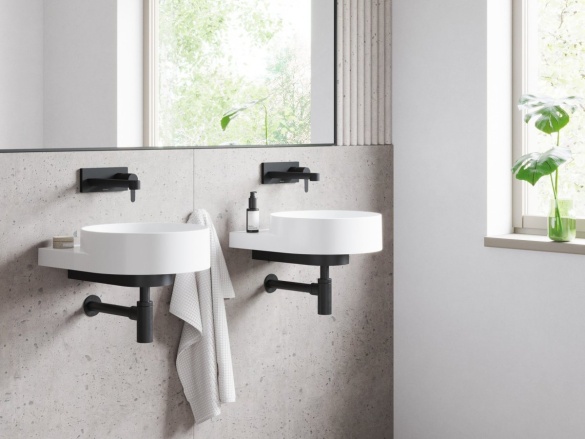 Ravak PU 019.20BL.O1 Umyvadlová podomítková baterie s tělesem, černá