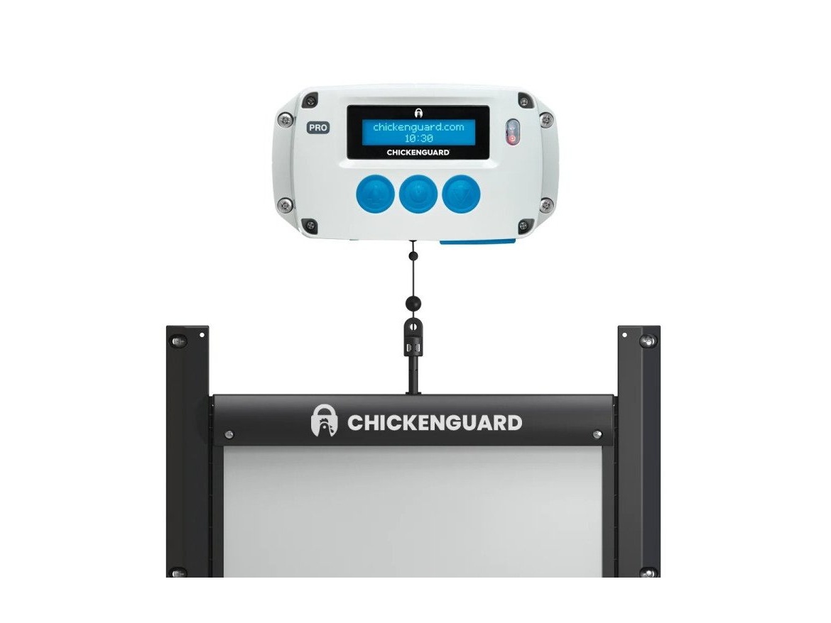 Otevírání a zavírání kurníku Scobax Komplet otevírání a zavírání kurníku CHICKEN GUARD PRO 25x30