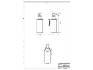 Doplňky –  Novaservis Dávkovač mýdla Metalia 12, chrom, , 0277,0