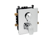 Novaservis Vanová baterie Metalia 57, chrom, podomítková, termostatická, bez příslušenství,  BOX57052RT,0