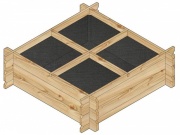 Vyvýšený záhon Scobax záhon