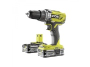 Aku 18 V vrtačka + 2x baterie 2,5 Ah + nabíječka ONE+ Ryobi R18PD3-225S