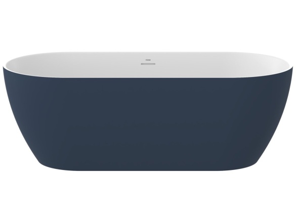 Ravak Vana Freedom O Tec 170x77 volně stojící, Smoke Grey/bílá, krytka odtoku bílá/černá/chrom