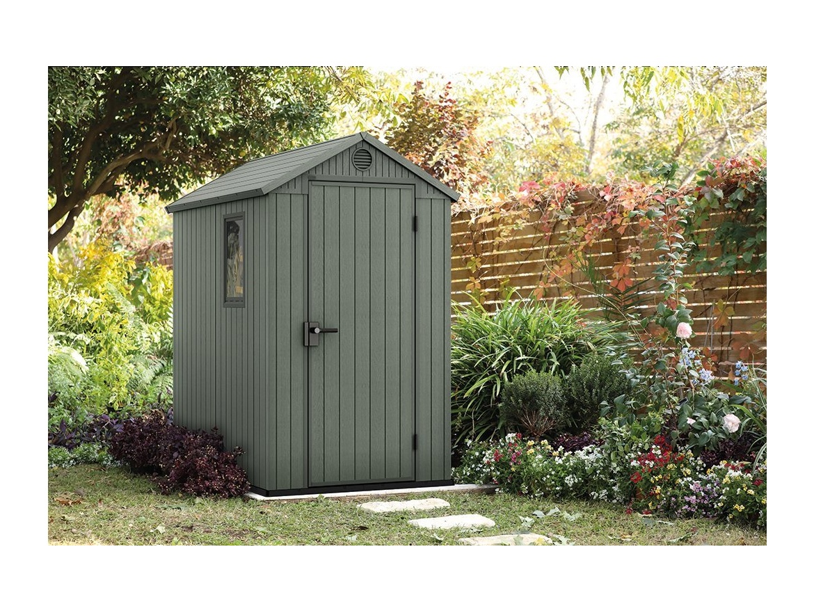 Keter Zahradní domek  Darwin 4 x 6 zelený, s podlahou