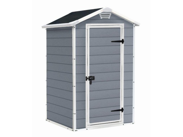 Plastový zahradní domek Keter MANOR 4 x 3 šedý, s podlahou