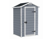 Plastový záhradný domček Keter MANOR 4 x 3 šedý, s podlahou