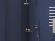 Ravak 704.21BLM Sprchové rameno stropní 30 cm, černá matná