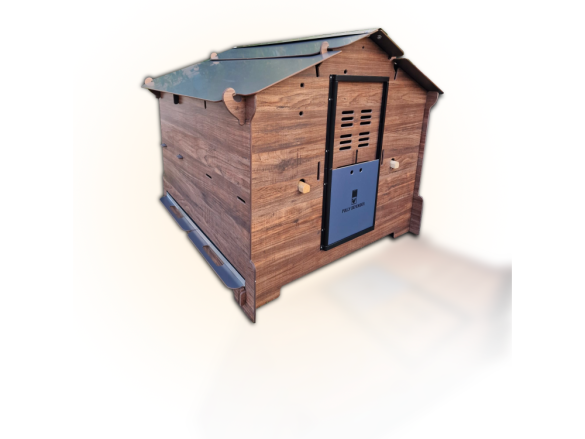 Kurník Scobax Kurník POLLY SIMPLY L – odolný HPL kurník pro 6–8 slepic bez údržby + možnost Polly AutoDefender