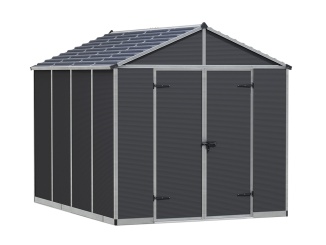 Záhradné domčeky Palram –  Rubicon 8 x 8 antracit