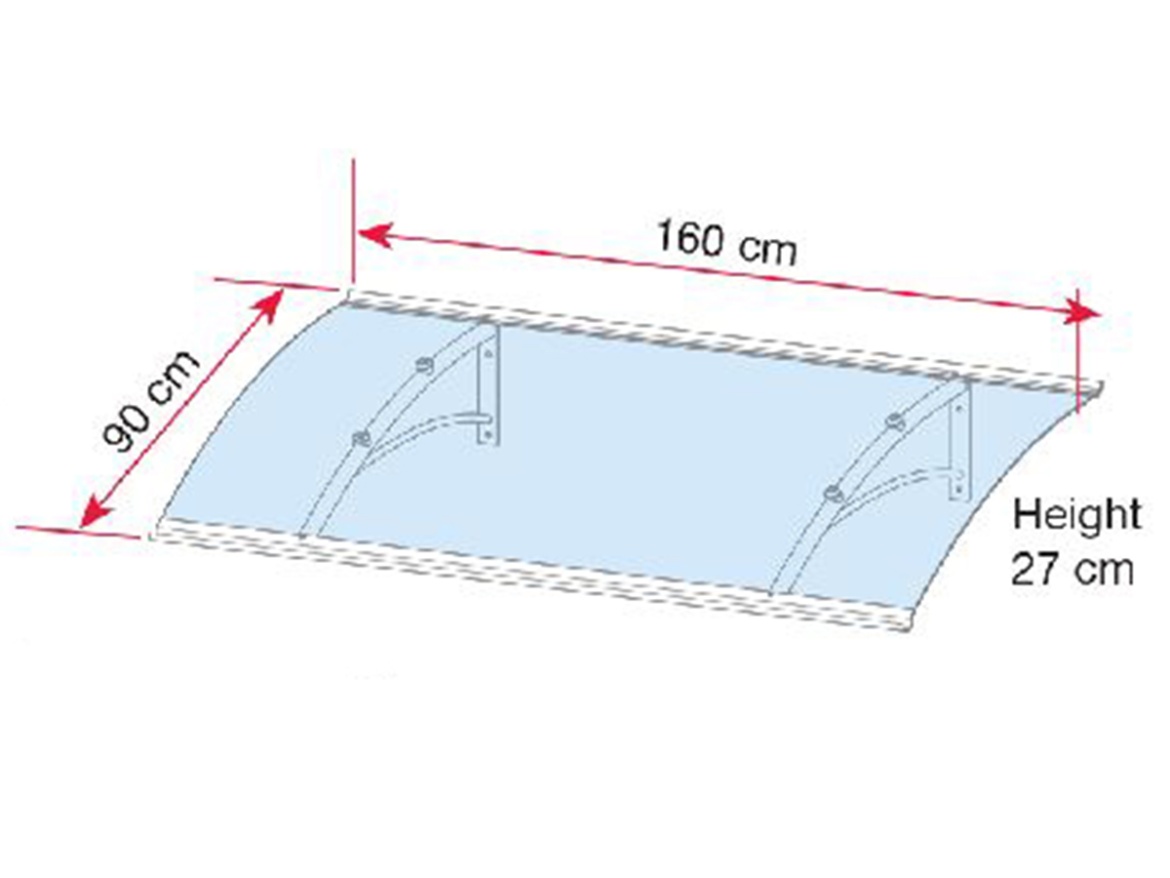 Vchodová stříška Gutta Guttavordach PT/G