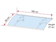 Vchodová stříška Gutta Guttavordach PT/G