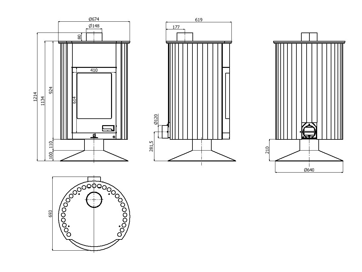 HS Flamingo GRANDE II N černá