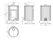 HS Flamingo GRANDE II N černá