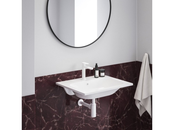 Ravak Umyvadlový sifon, černá