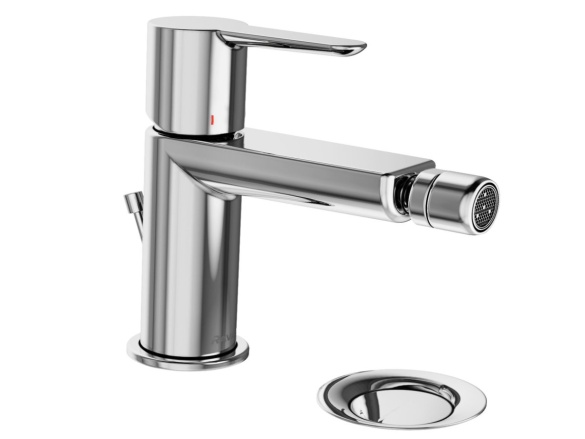 Ravak PU 055.00CR Bidetová batéria 151 mm s odtokovou armatúrou, chróm