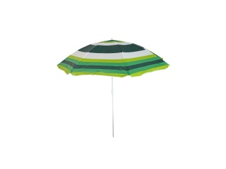 Slunečníky –  Greenmill Plážový slunečník JKB03 - zelený pruh