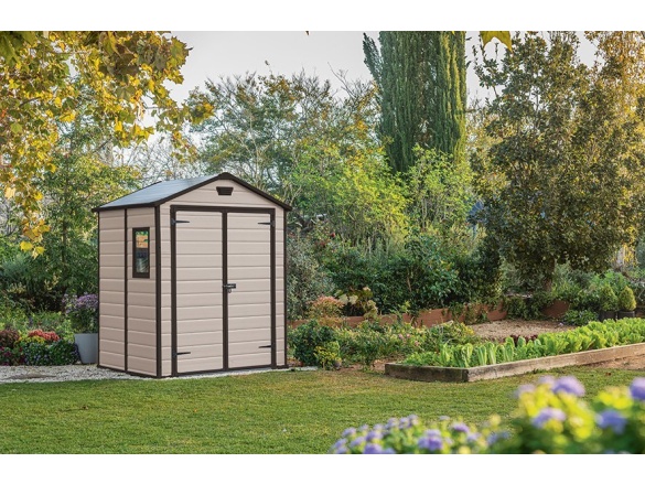 Keter Zahradní domek  MANOR 6 x 5 DD béžový, s podlahou