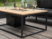 Stůl s plynovým ohništěm COSI Cosiloft 120 Wood