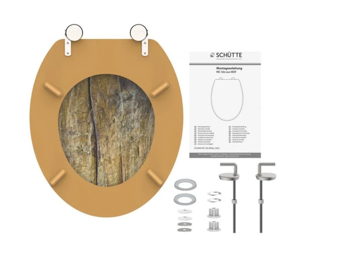 WC sedátka, záchodová prkna Schütte SOLID WOOD | MDF, bez Soft Close