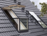 Balkonové střešní okno Cabrio Premium Velux GDL 3066