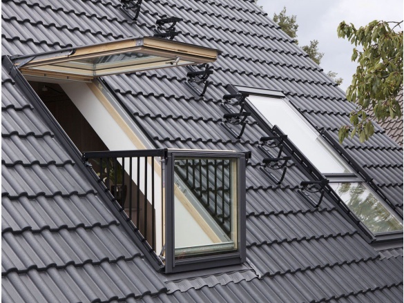 Balkonové střešní okno Cabrio Premium Velux GDL 3066