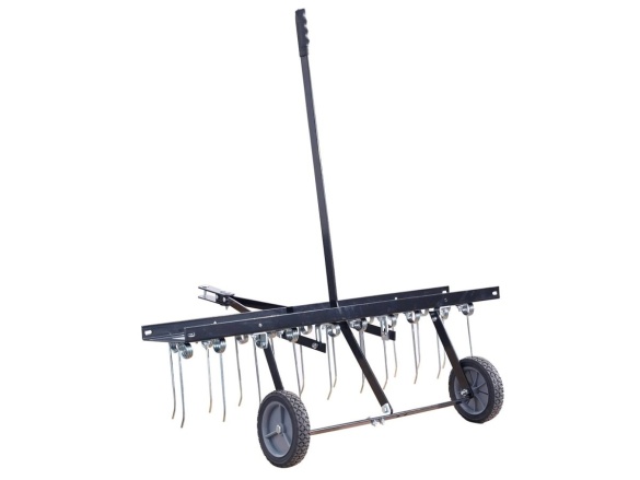 Přívěsné hrábě na trávník 102 cm Riwall PRO RDT 102 T