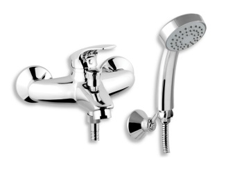 Vodovodní baterie – Novaservis Vanová baterie Metalia 57 150 mm, chrom, nástěnná, s příslušenstvím, 57020,0