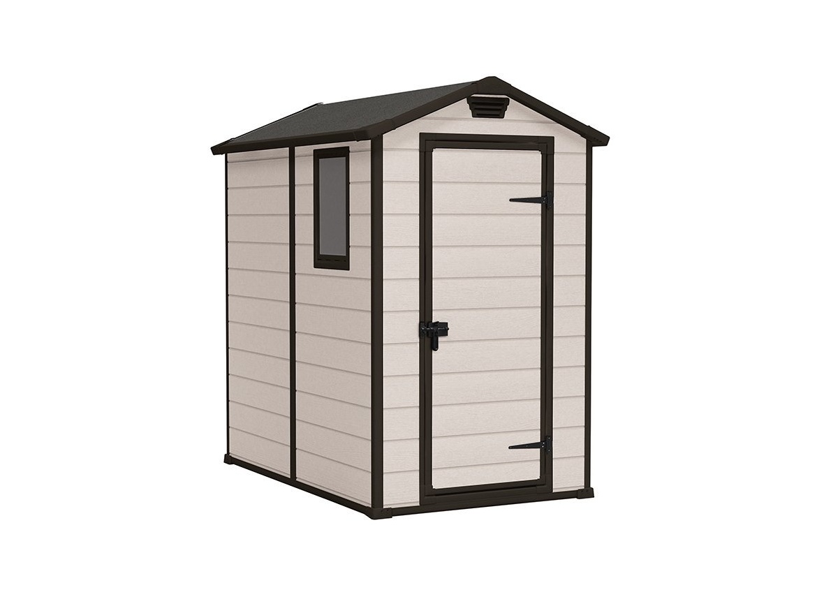 Plastový zahradní domek Keter MANOR 4 x 6 béžový, s podlahou