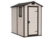 Plastový zahradní domek Keter MANOR 4 x 6 béžový, s podlahou