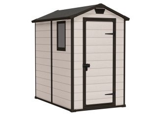 Zahradní domky –  Keter MANOR 4 x 6 béžový, s podlahou