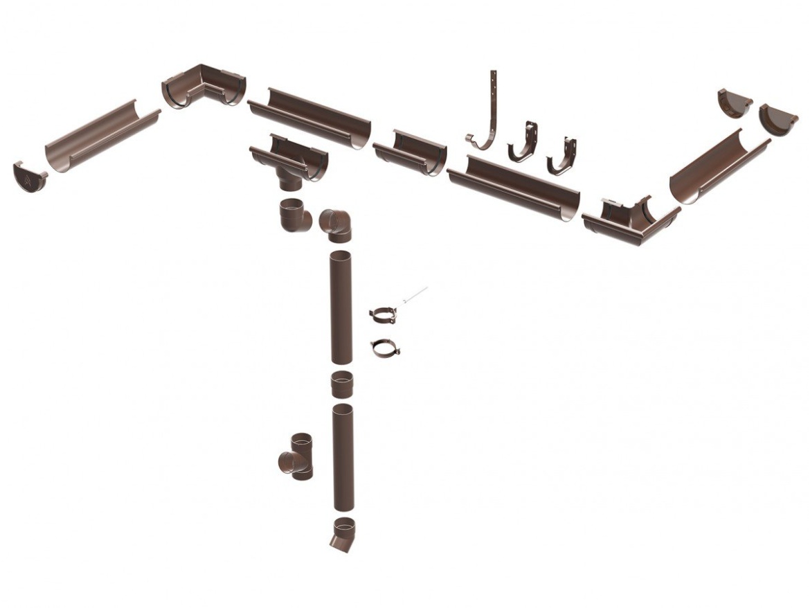 Hák žlabový čelní Gutta Aqua