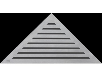 Zuhany lefolyók –  Alcadrain Rošt LIFE rohový nerez mat,