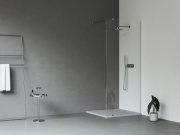 Ravak Walk-In Wall Set 130, bílá matná+transparent